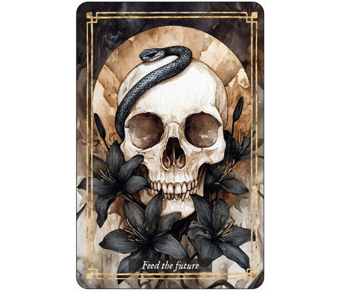 Оракул Цінуй Життя - Memento Mori Oracle Cards. Red Wheel