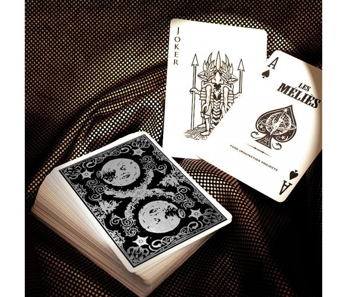 Игральные карты Les Melies Silver Limited Edition. Difatta
