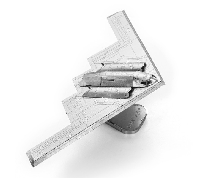 Металева збірна 3D-модель B-2A Spirit (Stealth Bomber), Premium Series, Metal Earth (ICX113)