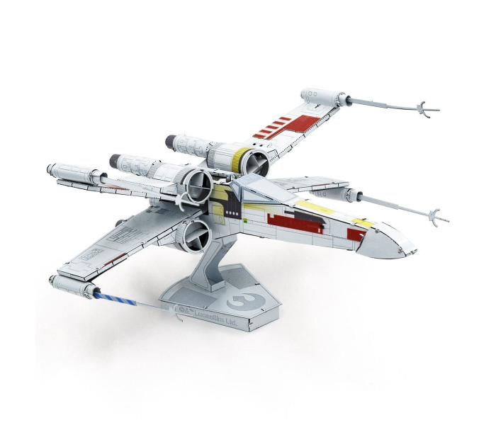 Металлическая сборная 3D-модель истребитель X-Wing (X-Wing Starfighter), Premium Series, Metal Earth (ICX132)