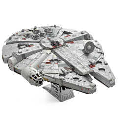 Металлическая сборная 3D-модель Тысячелетний сокол (Millennium Falcon), Premium Series, Metal Earth (ICX235)