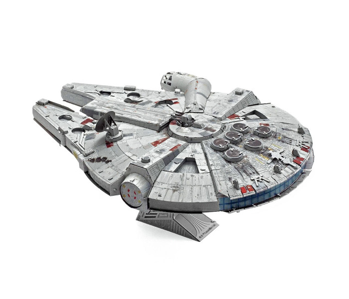 Металлическая сборная 3D-модель Тысячелетний сокол (Millennium Falcon), Premium Series, Metal Earth (ICX235)