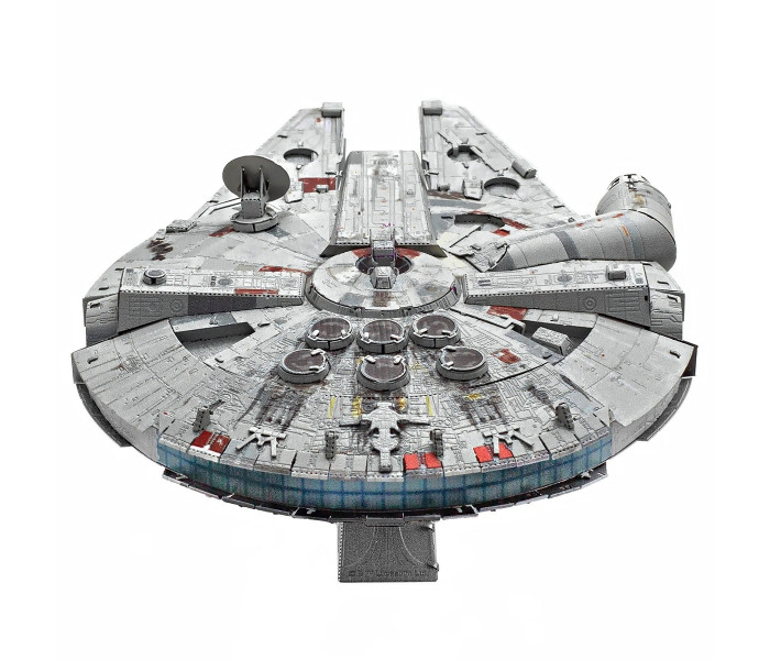 Металлическая сборная 3D-модель Тысячелетний сокол (Millennium Falcon), Premium Series, Metal Earth (ICX235)
