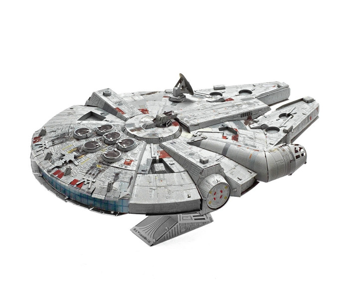 Металлическая сборная 3D-модель Тысячелетний сокол (Millennium Falcon), Premium Series, Metal Earth (ICX235)