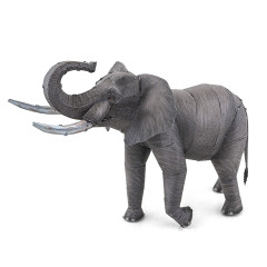 Металлическая сборная 3D-модель Африканский слон (African Elephant), Metal Earth (ME1043)