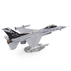 Металлическая сборная 3D-модель истребитель F-16 Fighting Falcon ВВС США (F-16 Fighting Falcon United States Air Force), Metal Earth (ME1046)