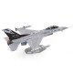 Металлическая сборная 3D-модель истребитель F-16 Fighting Falcon ВВС США (F-16 Fighting Falcon United States Air Force), Metal Earth (ME1046)