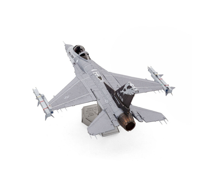 Металлическая сборная 3D-модель истребитель F-16 Fighting Falcon ВВС США (F-16 Fighting Falcon United States Air Force), Metal Earth (ME1046)