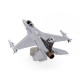 Металлическая сборная 3D-модель истребитель F-16 Fighting Falcon ВВС США (F-16 Fighting Falcon United States Air Force), Metal Earth (ME1046)