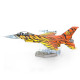 Металлическая сборная 3D-модель истребитель F-16 Fighting Falcon ВВС Бельгии (F-16 Fighting Falcon Belgian Air Force), Metal Earth (ME1046B)