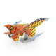 Металлическая сборная 3D-модель истребитель F-16 Fighting Falcon ВВС Бельгии (F-16 Fighting Falcon Belgian Air Force), Metal Earth (ME1046B)