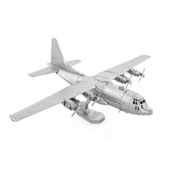 Металлическая сборная 3D-модель военно-транспортный самолёт C-130 Hercules (C-130 Hercules), Metal Earth (ME1047)