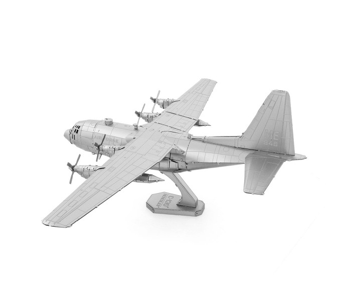 Металлическая сборная 3D-модель военно-транспортный самолёт C-130 Hercules (C-130 Hercules), Metal Earth (ME1047)
