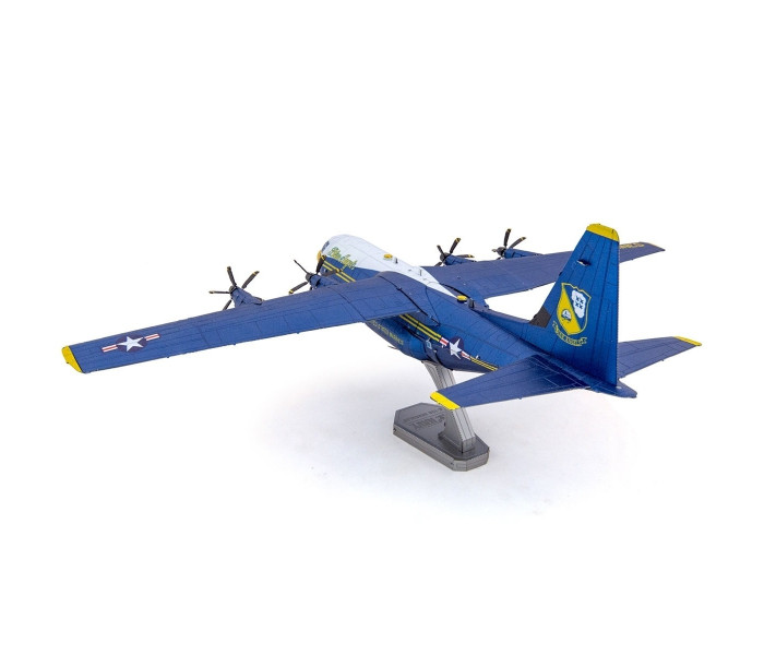 Металлическая сборная 3D-модель Самолёт поддержки Blue Angels C-130 Hercules (Blue Angels C-130 Hercules), Metal Earth (PS2027)