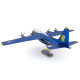 Металлическая сборная 3D-модель Самолёт поддержки Blue Angels C-130 Hercules (Blue Angels C-130 Hercules), Metal Earth (PS2027)