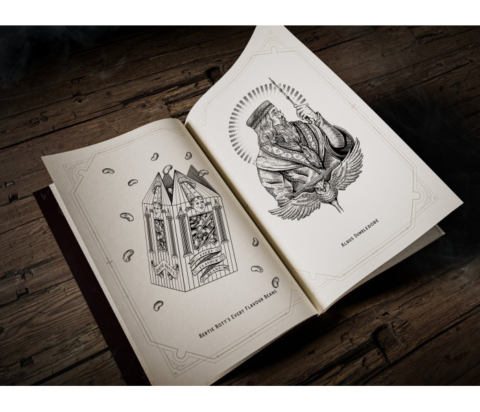 Книга-раскраска Harry Potter Self-Coloring. Theory11