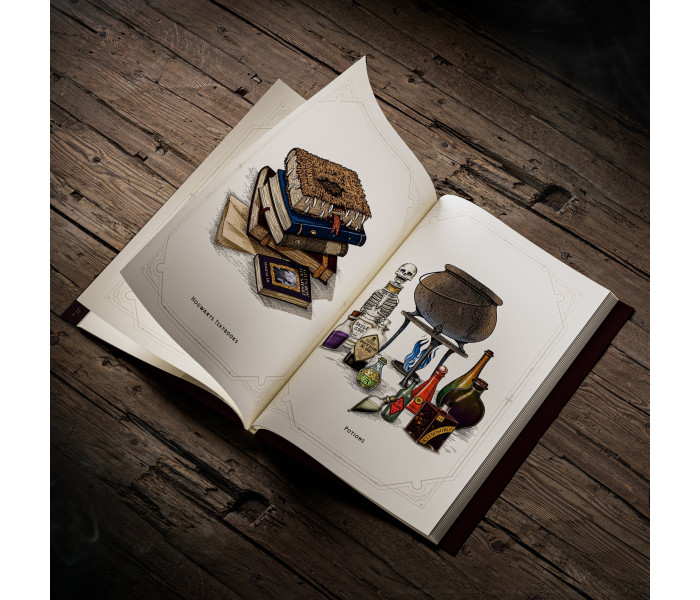 Книга-раскраска Harry Potter Self-Coloring. Theory11