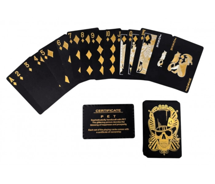 Игральные карты пластиковые "Череп". China (37309)