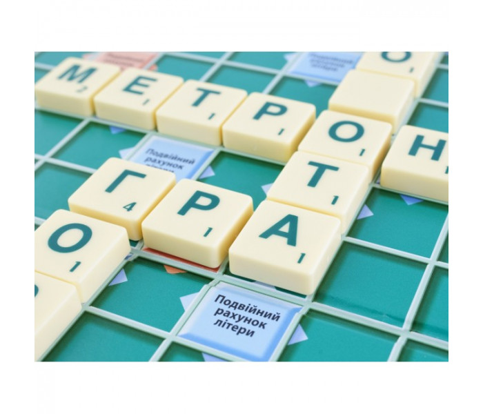 Настільна гра Scrabble (Скрабл українською). Mattel (HXW21)