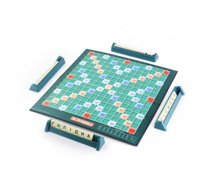 Настільна гра Scrabble (Скрабл українською). Mattel (HXW21)