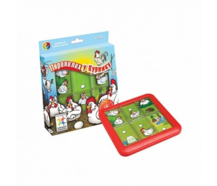 Игра-головоломка Переполох у курнику (Переполох в курятнике) Smart Games (SG 436 UKR)