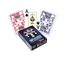 Фото Пластиковые карты Fournier "World Series of Poker" (WSOP) (blue), 40582blue