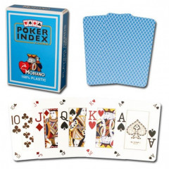 Пластиковые карты Modiano Poker Index, light blue