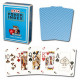 Пластиковые карты Modiano Poker Index, light blue