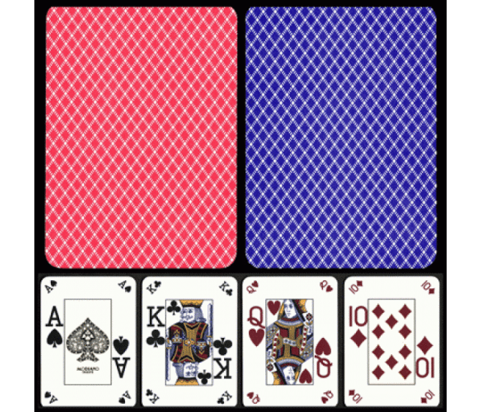 Пластиковые карты Modiano Poker Index, light blue