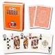 Пластиковые карты Modiano Texas Poker, orange