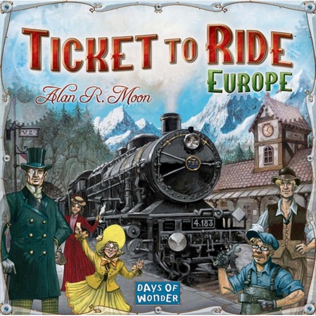Фото Настольная игра Ticket to Ride Europe (Билет на поезд. Европа) ENG (+ правила українською). Days of Wonder (7202)