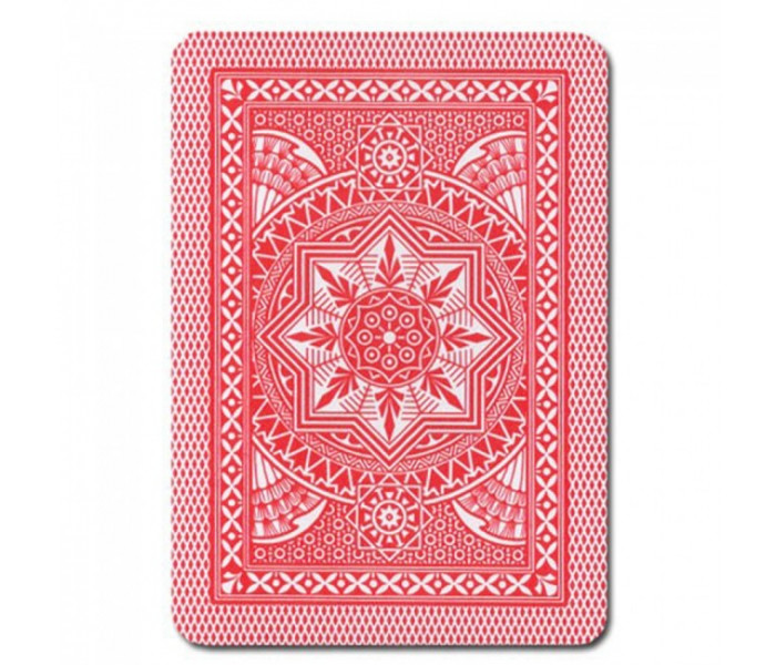 Пластиковые карты для покера Modiano Cristallo 4 Jumbo Index Red