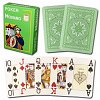 Фото 1 - Пластикові карти для покеру Modiano Cristallo 4 Jumbo Index Light Green