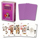 Игральные карты для покера Modiano Poker Index Purple