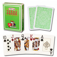 Профессиональные пластиковые карты Modiano Texas Poker, Light Green