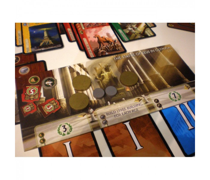 Настольная игра 7 Wonders 2-nd Ed (7 Чудес АНГЛ) + правила УКР. Asmodee (ASMSEV2US01)