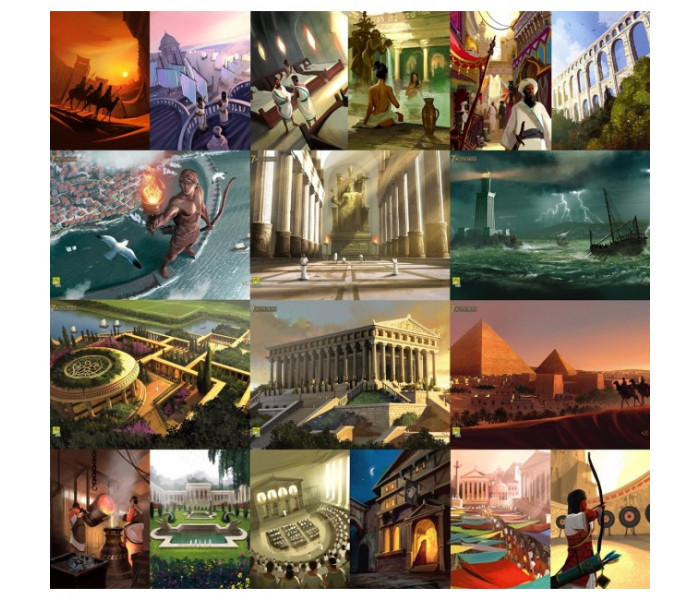 Настольная игра 7 Wonders 2-nd Ed (7 Чудес АНГЛ) + правила УКР. Asmodee (ASMSEV2US01)