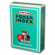 Пластиковые карты для покера Modiano Poker Index Green