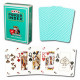 Пластиковые карты для покера Modiano Poker Index Green