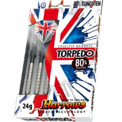 Дротики Harrows Torpedo 80% tungsten steeltip 24g K1