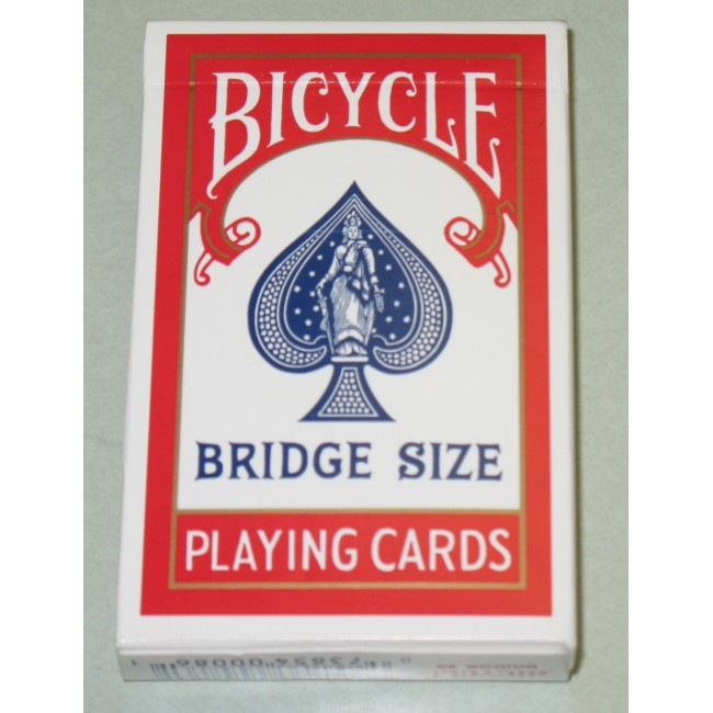 Фото Карты Bicycle Bridge Size Standard Index Red, 1004995red