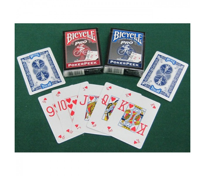 Карты Bicycle Pro Poker Peek Red, 1017493red