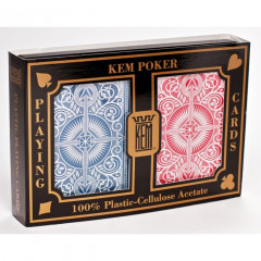 Карти KEM Poker 2 колоди (Red+Blue), 1007268