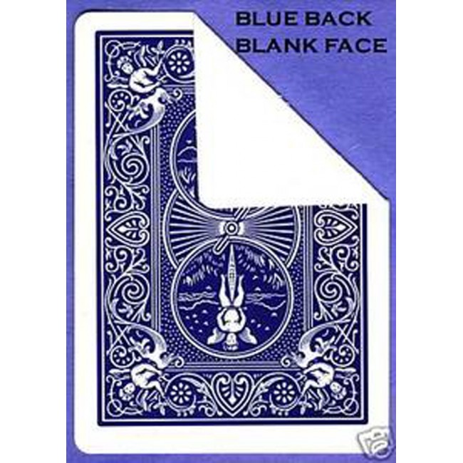 Фото Карты для фокусов Bicycle Magic. Blank Face - Blue Back, 2596