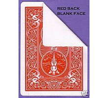 Фото Карты для фокусов Bicycle Magic. Blank Face - Red Back, 2597