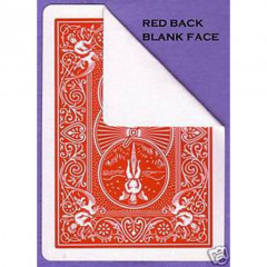 Карты для фокусов Bicycle Magic. Blank Face - Red Back, 2597