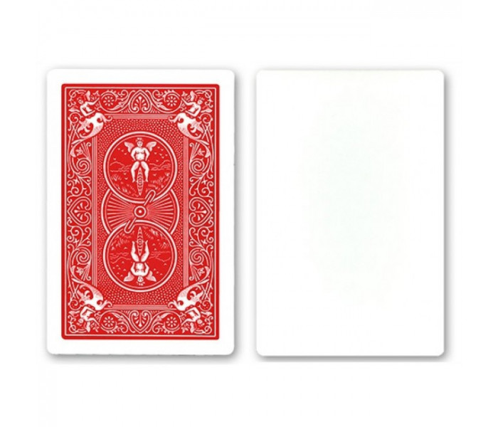 Карты для фокусов Bicycle Magic. Blank Face - Red Back, 2597