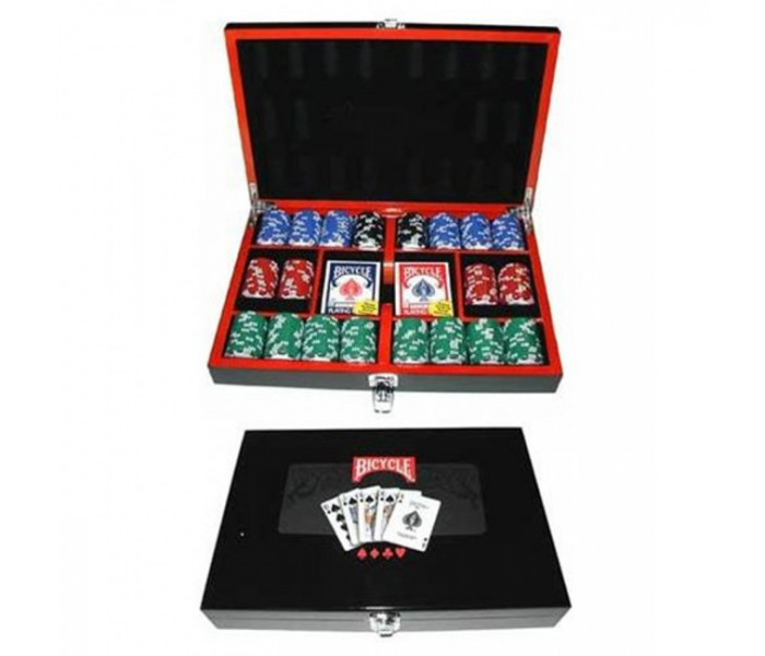 Набір для покеру Bicycle MASTER set на 300 фішок. 8g-chips, 37162