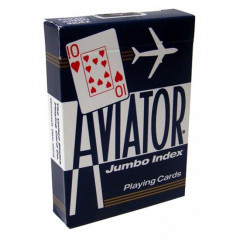 Карты Aviator Jumbo Index Blue, 1000876blue