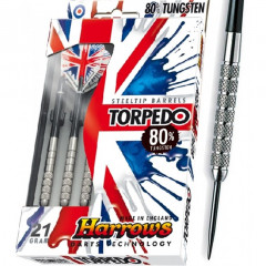 Дротики Harrows Torpedo 80% tungsten steeltip 21g K